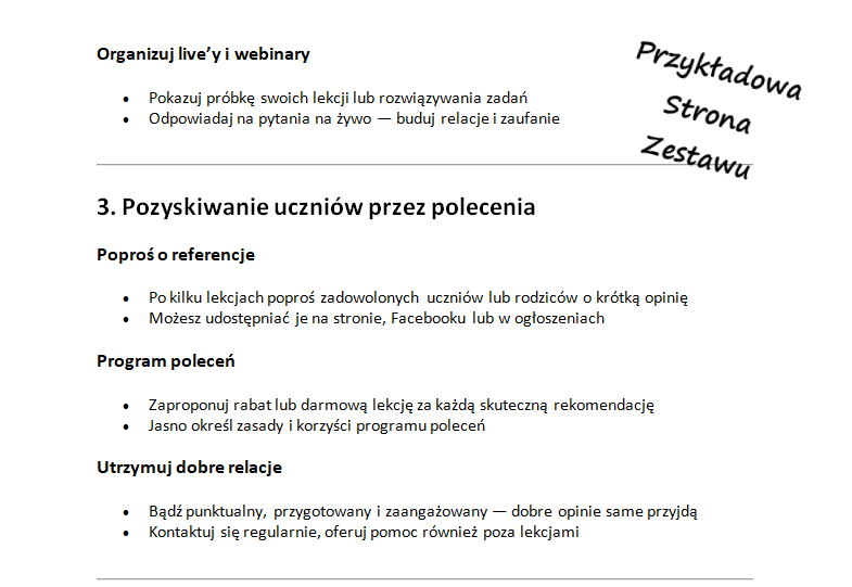 Zestaw Korepetytor Online